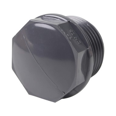 Bouchon - Mâle fileté 1'' - PVC pression