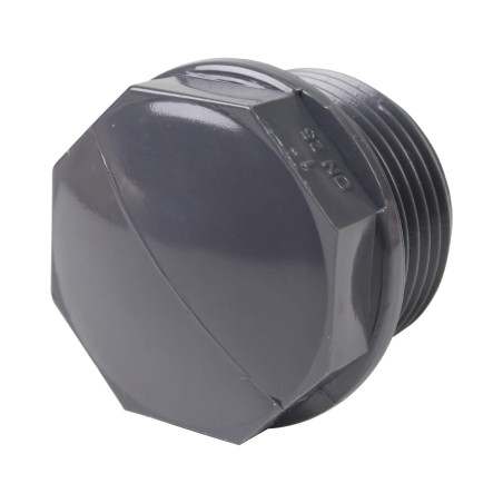 Bouchon - Mâle fileté 1'' - PVC pression