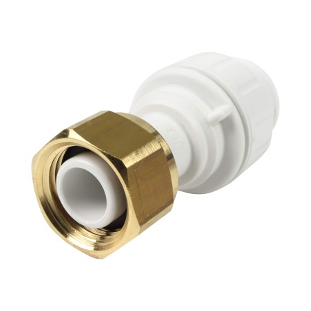 Union écrou laiton - Femelle taraudée 1/2'' - Push in 15 mm