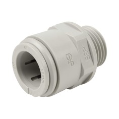 Union simple - Mâle filetée 1/2''-  Push in 15 mm