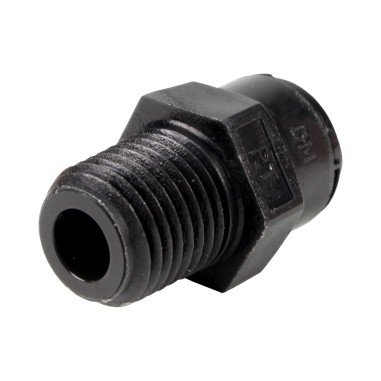 Union simple - Mâle filetée 1/4'' - Push in 6 mm