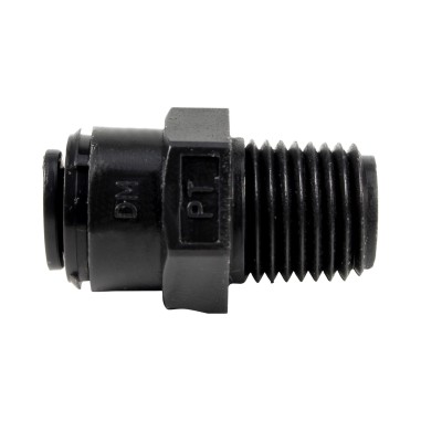 Union simple - Mâle filetée 1/4'' - Push in 6 mm