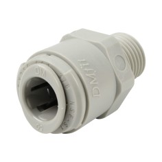 Union simple - Mâle filetée 1/4'' - Push in 3/8''