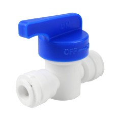 Vanne raccord rapide - Push in 1/4''