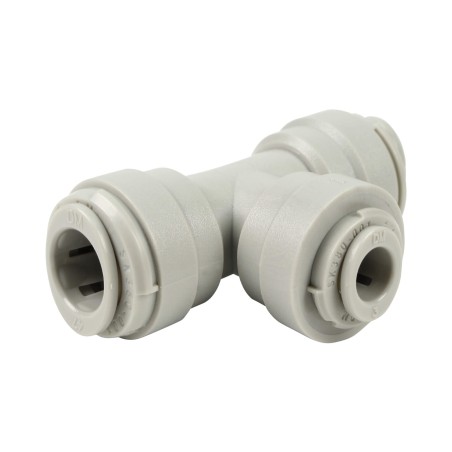 Té inégal raccord rapide - Push in 3/8''- Push in 1/4''
