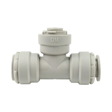 Té inégal raccord rapide - Push in 3/8''- Push in 1/4''