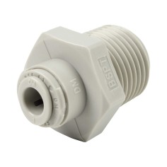 Union simple - Mâle filetée 1/2''- Push in 1/4''