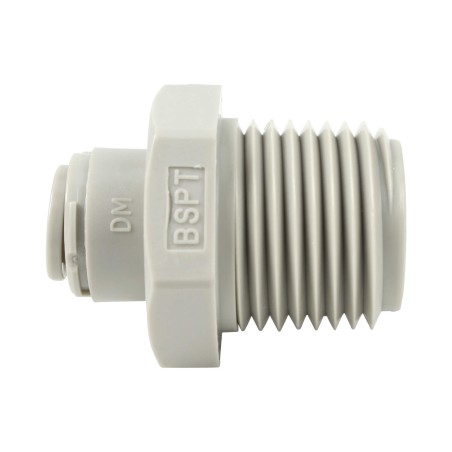 Union simple - Mâle filetée 1/2''- Push in 1/4''