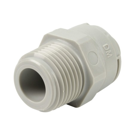 Union simple - Mâle filetée 3/8'' - Push In 3/8''