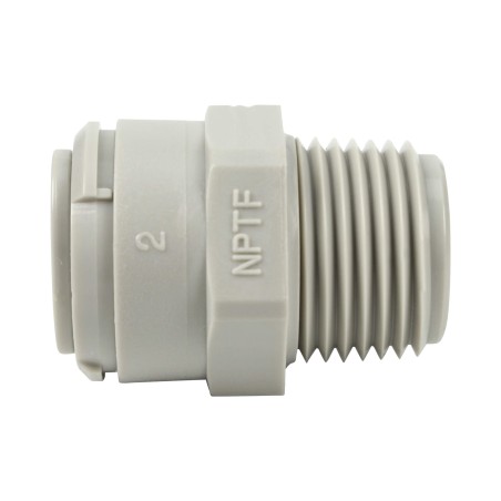 Union simple - Mâle filetée 3/8'' - Push In 3/8''