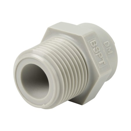 Union simple - Mâle filetée 3/8'' - Push In 1/4''