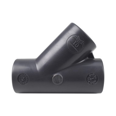 Té Y 45° - 25 mm - Femelle à coller - PVC Pression