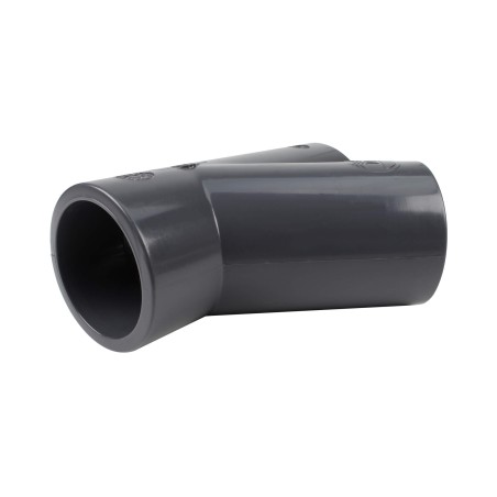 Té Y 45° - 40 mm - Femelle à coller - PVC Pression