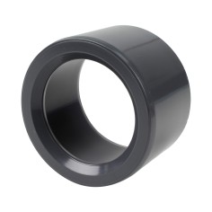 Réduction incorporée - 50/40 mm - Mâle/Femelle à coller - PVC Pression