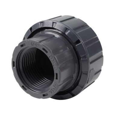 Union trois pièces mixte - 25 mm Femelle à coller - Taraudée femelle 3/4'' - PVC Pression