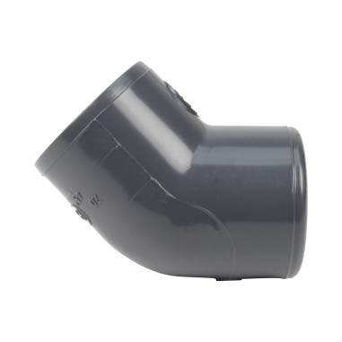 Coude 45° FF - 20 mm  - Femelle à coller - PVC pression