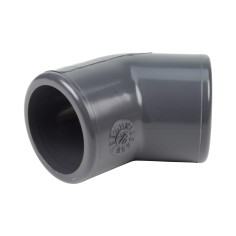 Coude 45° FF - 25 mm  - Femelle à coller - PVC pression