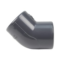 Coude 45° FF - 25 mm  - Femelle à coller - PVC pression 2
