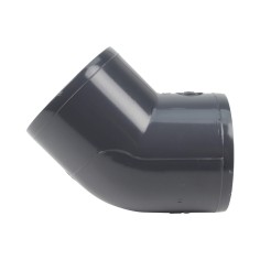 Coude 45° FF - 32 mm  - Femelle à coller - PVC pression 2