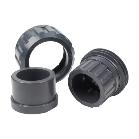 Union trois pièces - 20 mm - Femelle à coller - PVC Pression