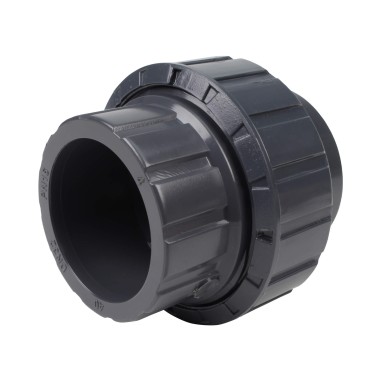 Union trois pièces - 40 mm - Femelle à coller - PVC Pression