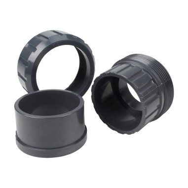 Union trois pièces - 50 mm - Femelle à coller - PVC Pression