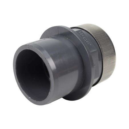 Embout mixte - 40/32 mm - Mâle/Femelle à coller - Taraudé 1'' - PVC Pression