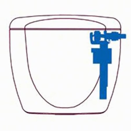 Robinet alimentation latérale - 002483 - Copyright Waterconcept