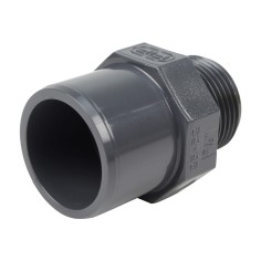 Embout mixte - 32/25 mm - Mâle/Femelle à coller - Fileté 3/4'' - PVC Pression
