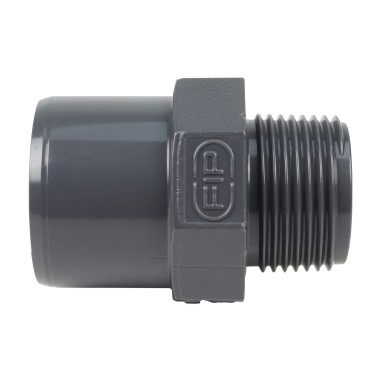 Embout mixte - 32/25 mm - Mâle/Femelle à coller - Fileté 3/4'' - PVC Pression