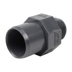 Embout mixte - 20/16 mm - Mâle/Femelle à coller - Fileté 3/8'' - PVC Pression