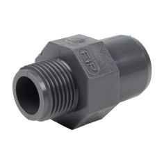 Embout mixte - 20/16 mm - Mâle/Femelle à coller - Fileté 3/8'' - PVC Pression 2