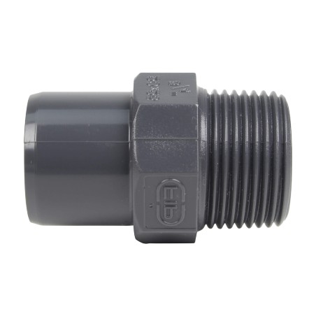 Embout mixte - 25/20 mm - Mâle/Femelle à coller - Fileté 3/4'' - PVC Pression
