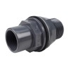 Traversée de réservoir - 32/25 mm  - Mâle/Femelle à coller - Filetée 1'' - PVC Pression