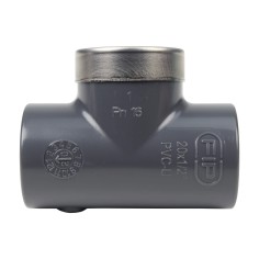 Té mixte 90° - 20 mm Femelle à coller / Femmelle taraudé 1/2'' - PVC Pression 2