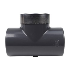 Té mixte 90° - 32 mm Femelle à coller / Femmelle taraudé 1'' - PVC Pression 2