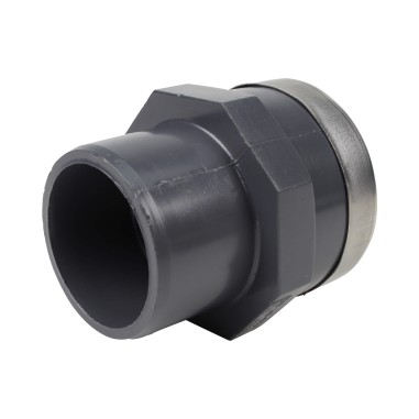 Embout mixte - 50/40 mm - Mâle/Femelle à coller - Taraudé 1''1/2 - PVC Pression