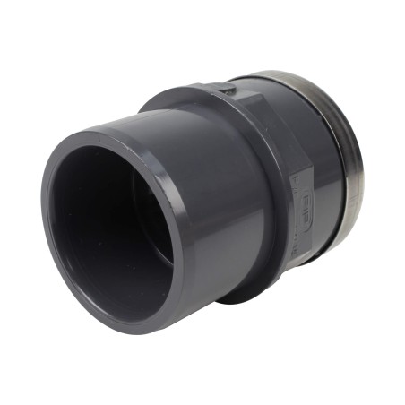 Embout mixte - 50/40 mm - Mâle/Femelle à coller - Taraudé 1''1/4 - PVC Pression