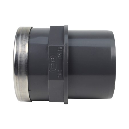 Embout mixte - 50/40 mm - Mâle/Femelle à coller - Taraudé 1''1/4 - PVC Pression