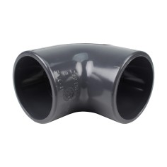 Coude 90° FF - 50 mm  - Femelle à coller - PVC pression