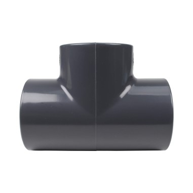 Té 90° égal  - 50 mm - Femelle à coller - PVC Pression
