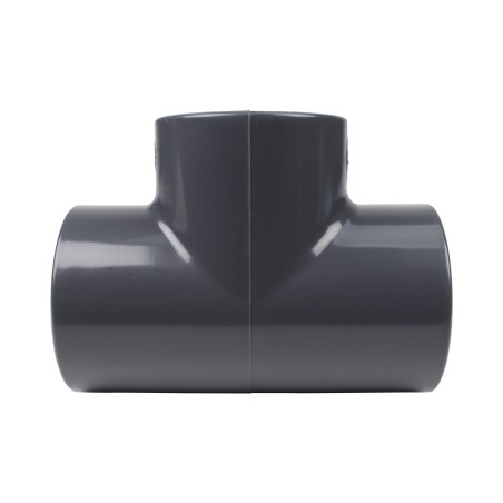 Té 90° égal  - 50 mm - Femelle à coller - PVC Pression