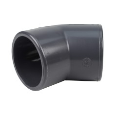 Coude 45° FF - 50 mm  - Femelle à coller - PVC pression