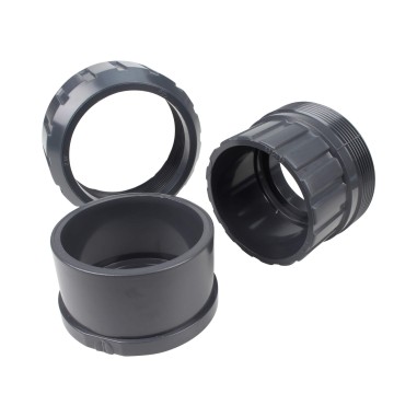 Union trois pièces - 63 mm - Femelle à coller - PVC Pression