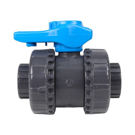 Vanne piscine - 20 mm - Femelle à coller - Joint EPDM - PVC pression