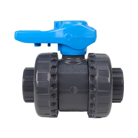 Vanne piscine - 25 mm - Femelle à coller - Joint EPDM - PVC pression