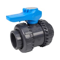 Vanne piscine - 40 mm - Femelle à coller - Joint EPDM - PVC pression