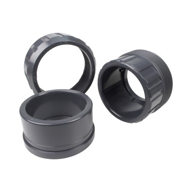 Union trois pièces - 75 mm - Femelle à coller - PVC Pression