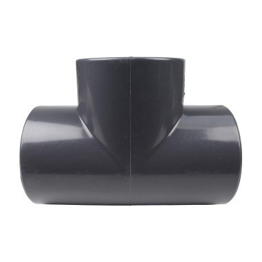 Té 90° égal  - 75 mm - Femelle à coller - PVC Pression