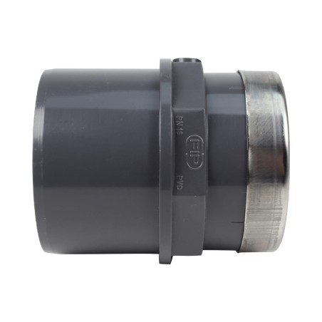 Embout mixte - 63/50 mm - Mâle/Femelle à coller - Taraudé 1''1/2 - PVC Pression